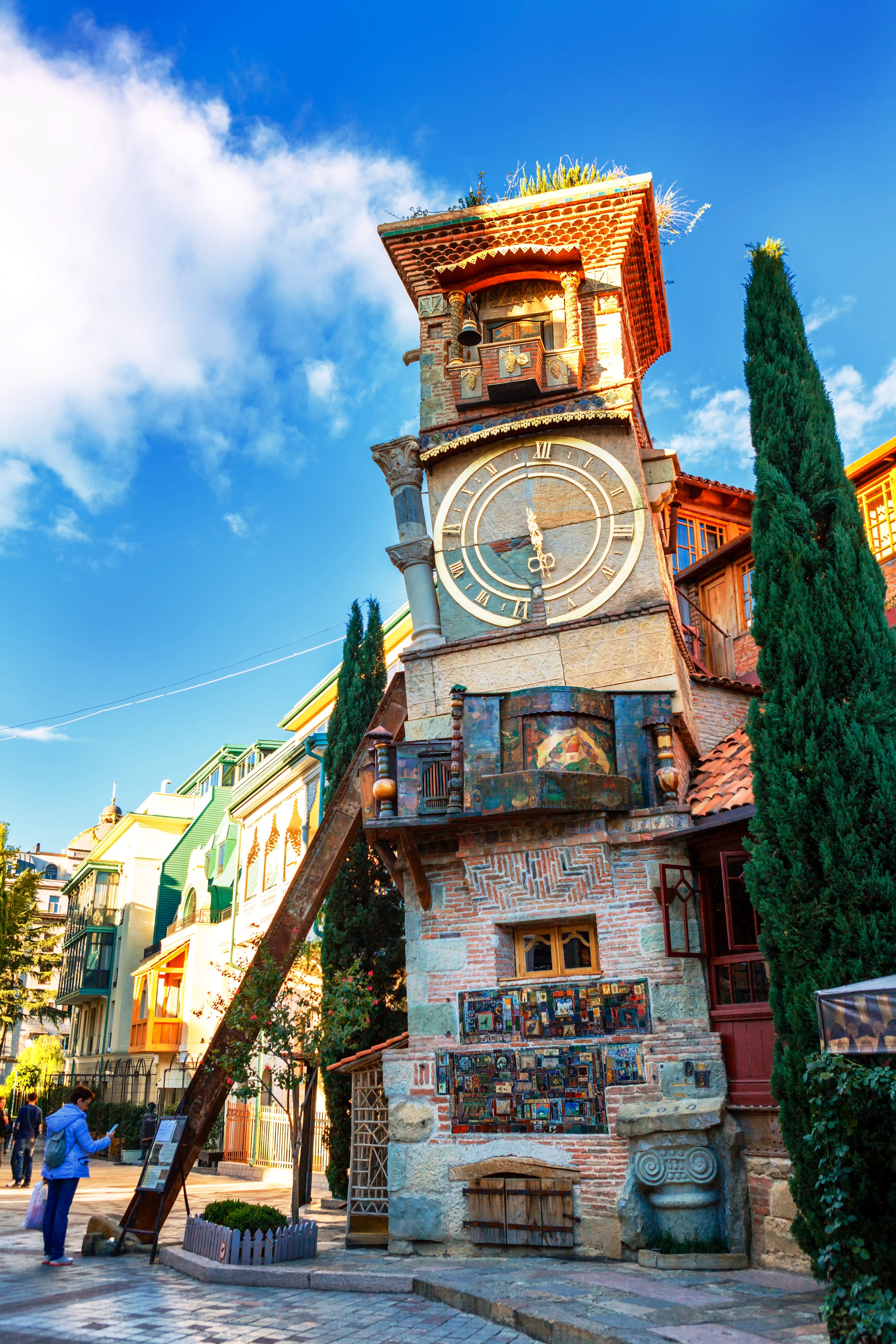 Clock tower in Tbilisi