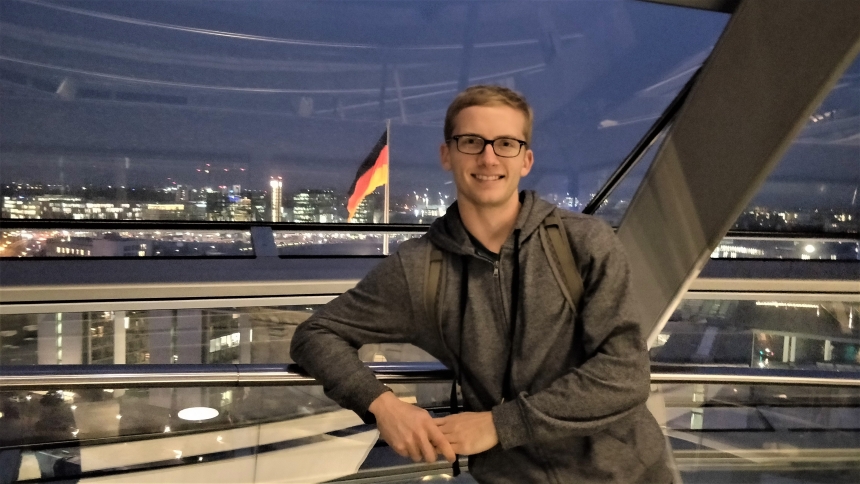 Student from German-Engineering program while studying in Germany