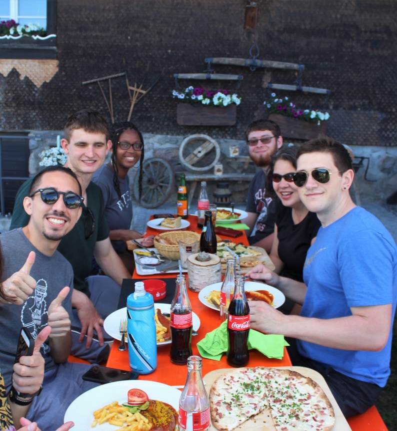 students from the Study Abroad Freiburg program in 2019