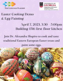 Easter Cooking Demo and Egg Painting 2023