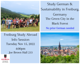 Freiburg Study Aboard Flyer 2022