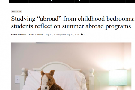 The Red & Black student newspaper talked to students who had to pivot to online learning from their Study Abroad plans after the pandemic happened.