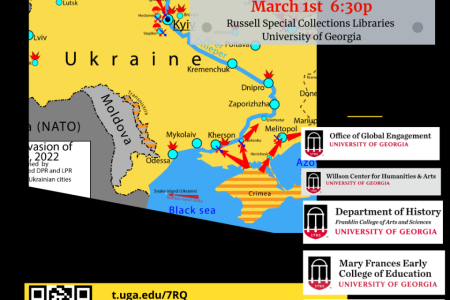 The Department of Germanic & Slavic Studies at the University of Georgia is cohosting a panel discussion on Understanding the War in Urkaine: Cultural and Historical Perspectives