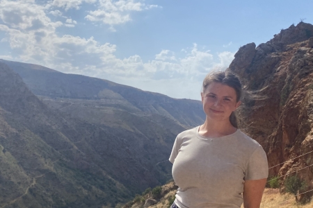 Sara Adkins in Romania