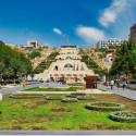 Cascade architecture in the Armenian capital of Yerevan