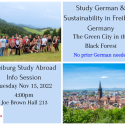 Freiburg Study Aboard Flyer 2022